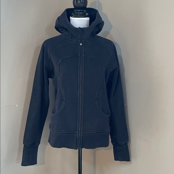 Lululemon Scuba Hoodie, Black, Size 10(?) - Picture 6 of 12